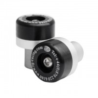 Závaží R&G Racing do řidítek pro motocykly KAWASAKI ZX10-R ('04-'05), černá (pár)